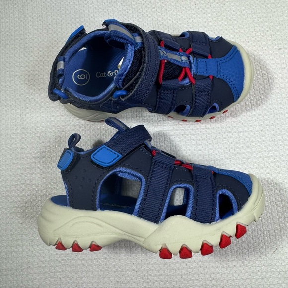 Cat & Jack Other - Cat & Jack Blue and Red Sandals, Size Baby Size 6